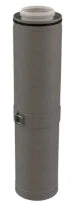 Ubbink CLVkit rallonge téléscopique 160/250 - 550/1000mm Galva/PP