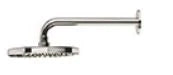 Procasa Finn douche de tête 200 mm fixation murale 1/2 - brushed black