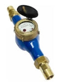 STG MTKDI compteur d'eau multijet eau froide (30°C) avec émetteur d’impulsions (avec raccords et joins) 6/4 x 5/4 - 10 m³/h -