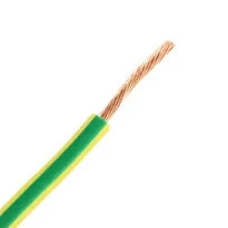 DC fil de terre 6 mm2 (rouleau 100m) - jaune/vert - prix par rouleau