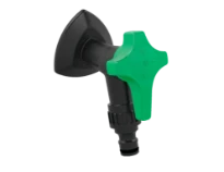 Arco Life robinet à boisseau sphérique double service MM 1/2 x 3/4 - et polymère - avec contrôle de débit et raccord rapide Quick pour tuyau d'arrosage