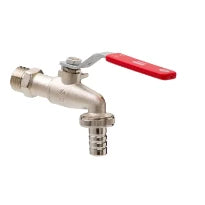 Arco Sena robinet à boisseau sphérique double service 1/2 x 3/4 - avec levier en acier - 16 bar