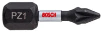 Bosch Bits impact Control PZ1 25 mm - Prix par jeu de 2 pièces
