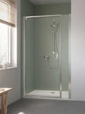 Kermi Stina 1OP porte battant 900 x 1950 mm - reglable de 860-910 mm - SIHG ESG transparante Clean - profil chromé