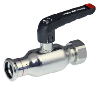 VSH Xpress acier galvanise FullFlow vanne à bille avec ercou libre FF 35 x 6/4 F