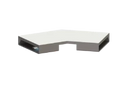 KESSEL-Connecteur 45 degrés pour Linearis Infinity, Inox brossé