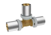 RIIFO Multi raccord à sertir Té en laiton FFF 20 x 20 x 20 mm