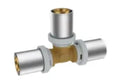RIIFO Multi raccord à sertir Té en laiton FFF 32 x 32 x 32 mm