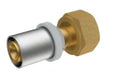 RIIFO Multi raccord à sertir droit avec ecrou prisonnier et joint plat FF 63 x 2 F
