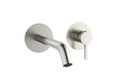Procasa Vivo set de finition robinet mural lavabo - Brushed Nickel PVD - brossé mat PVD