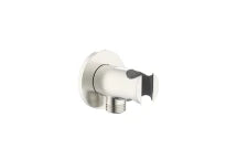 Procasa Vivo raccordement mural avec support douchette - Brushed Nickel PVD - brossé mat PVD