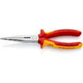 Knipex pince becs 1/2 ronds 200 mm chrome 1000V