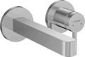 Hansgrohe Finoris mitigeur lavabo encastré 2-trous 165 mm avec crépine - chromé