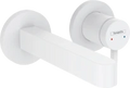 Hansgrohe Finoris mitigeur lavabo 2-trous encastré 165 mm avec crépine  - blanc matt