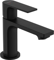 Hansgrohe Rebris E 80 mitigeur lavabo Coolstart avec vidage automatique - noir mat