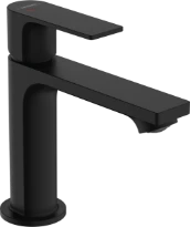 Hansgrohe Rebris E 110 mitigeur lavabo Coolstart avec vidage automatique - noir mat