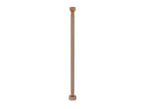 Procasa Vivo flexible de raccordement FF 3/8 x 1/2 - 300 mm - Brushed Copper PVD - cuivre brossé PVD