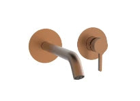 Procasa Vivo set de finition robinet mural lavabo - Brushed Copper PVD - cuivre brossé PVD