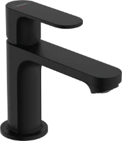 Hansgrohe Rebris S 80 mitigeur lavabo Coolstart écosmart+ avec vidage automatique - noir mat