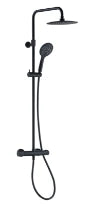 Procasa Rondo set de douche Safetouch hauteur réglable - noir mat