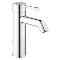Grohe Essence New mitigeur lavabo S - chromé - gebogen bek