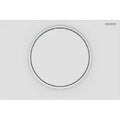 Geberit Sigma 10 plaque de commande - blanc mat / blanc