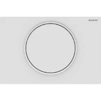 Geberit Sigma 10 plaque de commande - blanc mat / blanc