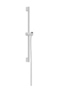 Hansgrohe Unica Barre de douche Pulsify S 65 cm avec Push Slider et flexible Matt White