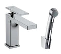 Hansgrohe Tecturis E Mitigeur de lavabo 110 avec douchette de bidet et flexible de douche 160 cm chromé