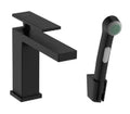 Hansgrohe Tecturis E Mitigeur de lavabo 110 avec douchette de bidet et flexible de douche 160 cm Matt Black