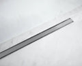 Carrodrain Cayman rigole de douche avec grille 600 mm - Inox - hauteur d'encastrement 60 mm - débit 31 l/m