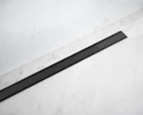 Carrodrain Cayman rigole de douche avec grille 600 mm - Black - hauteur d'encastrement 60 mm - débit 31 l/m