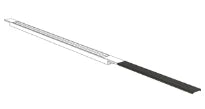 Carrodrain Twiggi Extra grille d'extension  300 mm - Smoke