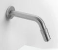 Clou Freddo 11 robinet eau froide mural - bec 150 mm - acier inoxydable brossé