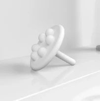 Clou Mini Wash Me bouchon silicone blanc