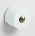 CLOU Flat porte-rouleau sans couvercle, poudre blanc mat