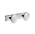 DELABIE Porte-vêtement 2 têtes Inox poli brillant et chromé