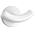 DELABIE Patère double Inox époxy blanc