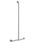 DELABIE Barre maintien T coulissant Ø32 1160x500 Inox poli satiné