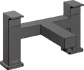 Hansgrohe Vernis Shape mitigeur bain 2-trous op badrand  - noir matt