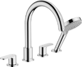Hansgrohe Vernis mitigeur bain 4-trous sur gorge - chromé