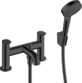 Hansgrohe Vernis mitigeur bain/douche 2-trous op badrand  - noir matt