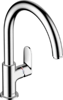Hansgrohe Vernis Blend M35 robinet de cuisine bec pivotant - chromé