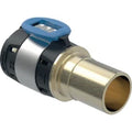 Raccord Geberit FlowFit vers Geberit Mapress, avec tuyau d’emboîtement: CuSn4Zn2PS, d=40mm, d1=35mm