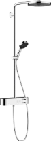 Hansgrohe Pulsify Showerpipe 260 1jet éco robinet thermostatique set de douche - chromé