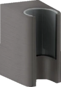 Hansgrohe One support douchette Axor noir chromé brossé