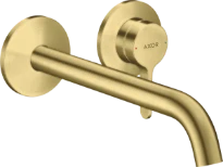 Hansgrohe Axor One mitigeur lavabo encastré bec 225 mm - laiton brossé