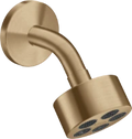 Hansgrohe Axor One douche de tête 75 1jet - modèle mural avec bras - bronze brossé