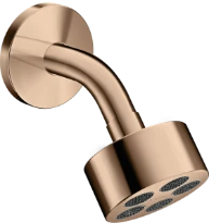 AX One douche tête 75 1j bras douche polished red gold