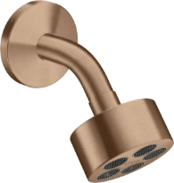 AX One douche tête 75 1j bras douche brushed red gold